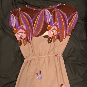 Sheer short sleeve wrap dress